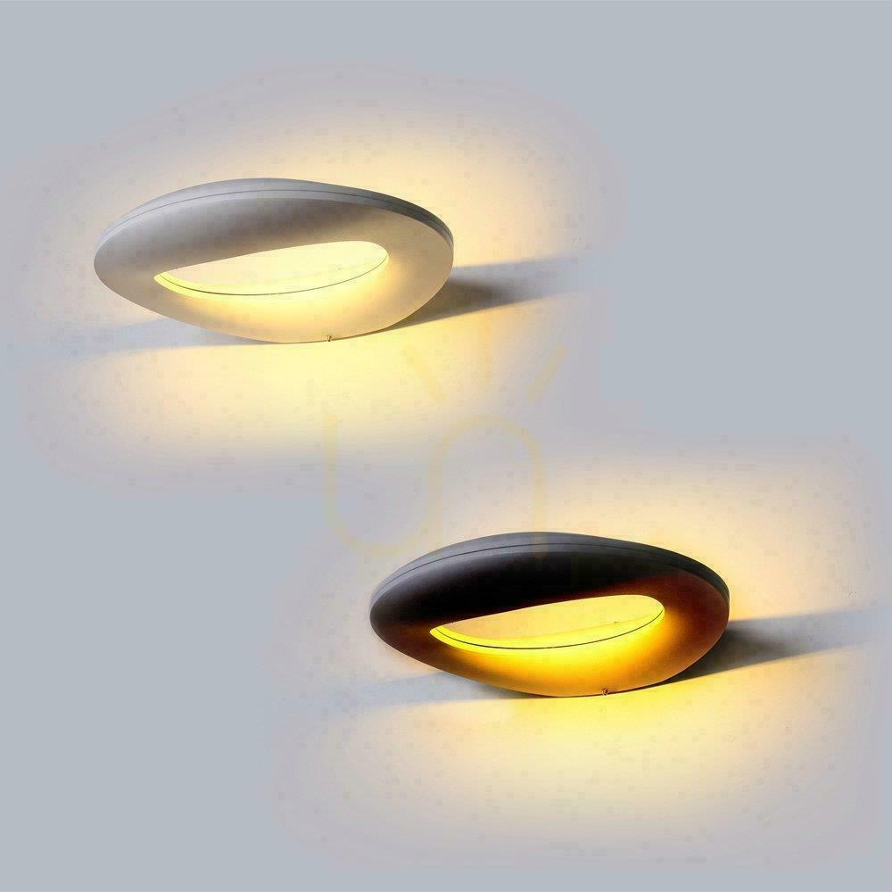 Utsikt Vägglampa V-TAC 9W LED Svart VT-811 3000K 1070lm. Vägglampa V-TAC 9W LED Svart VT-811 3000K 1070lm.