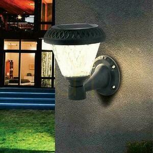 V-TAC Solar Garden Vägglampa med fjärrkontroll 3in1 IP44 Svart Rund VT-969 3000K-4000K-6400K 75 3 års garanti small 3