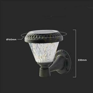 V-TAC Solar Garden Vägglampa med fjärrkontroll 3in1 IP44 Svart Rund VT-969 3000K-4000K-6400K 75 3 års garanti small 5