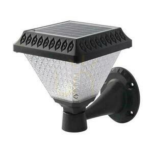 V-TAC Solar Garden Vägglampa med fjärrkontroll 3in1 IP44 Svart Square VT-972 3000K-4000K-6400K 75 3 års garanti small 0