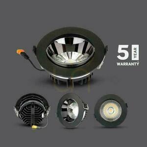 Downlight V-TAC SAMSUNG CHIP 30W Svart Tilt VT-2-33 6400K 2400lm 5 års garanti 2 Downlight V-TAC SAMSUNG CHIP 30W Svart Tilt VT-2-33 6400K 2400lm 5 års garanti small 2
