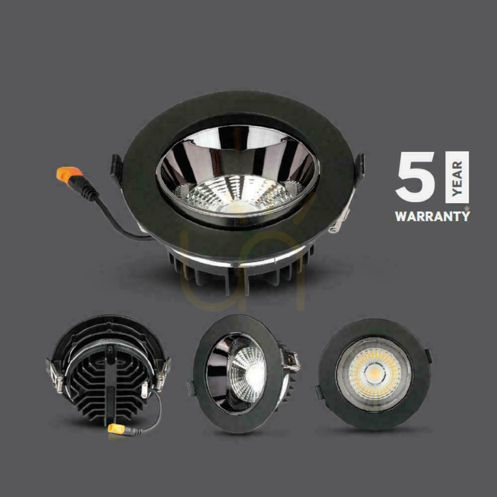 Förhandsvisning Downlight V-TAC SAMSUNG CHIP 30W Svart Tilt VT-2-33 6400K 2400lm 5 års garanti Downlight V-TAC SAMSUNG CHIP 30W Svart Tilt VT-2-33 6400K 2400lm 5 års garanti