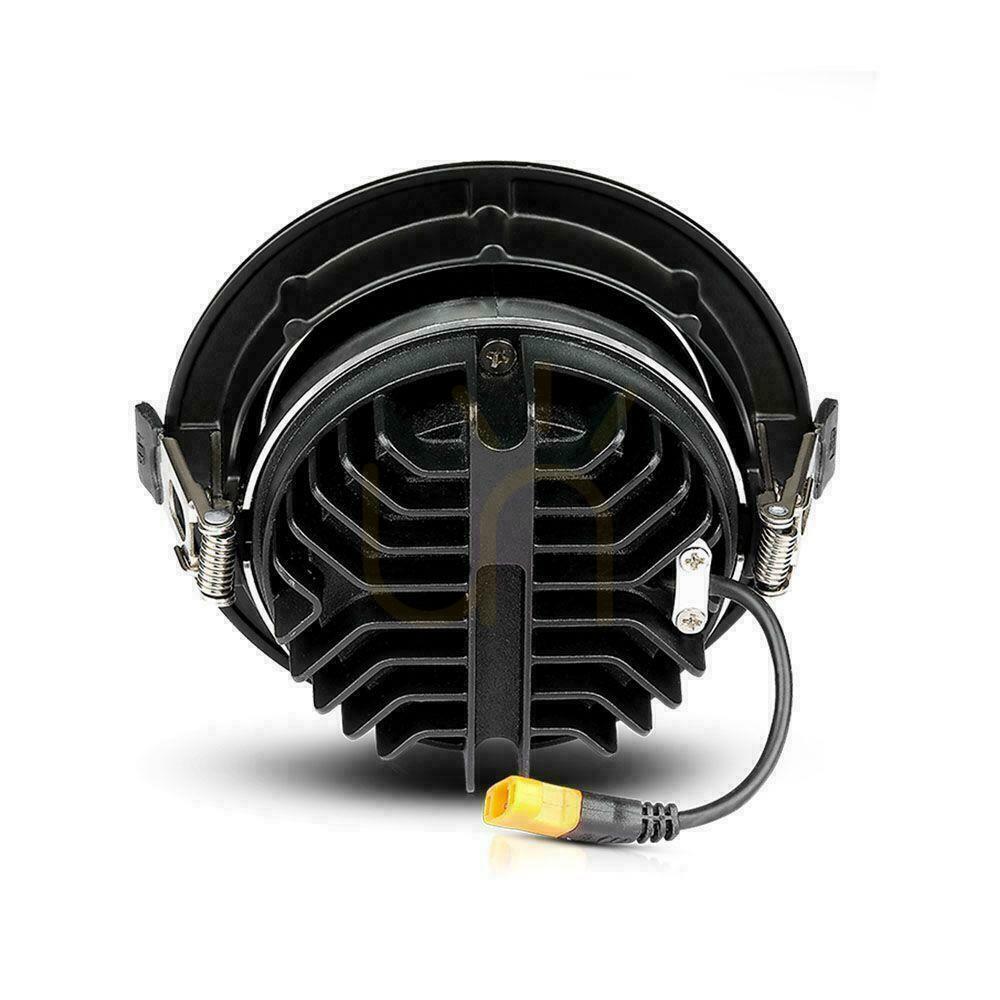 Visa Downlight V-TAC SAMSUNG CHIP 30W Svart Tilt VT-2-33 6400K 2400lm 5 års garanti Downlight V-TAC SAMSUNG CHIP 30W Svart Tilt VT-2-33 6400K 2400lm 5 års garanti