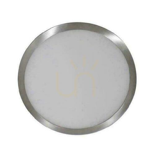 Kontrollera V-TAC 12W LED Panel Satin Round Ytmonterad VT-1205SN 3000K 1000lm.