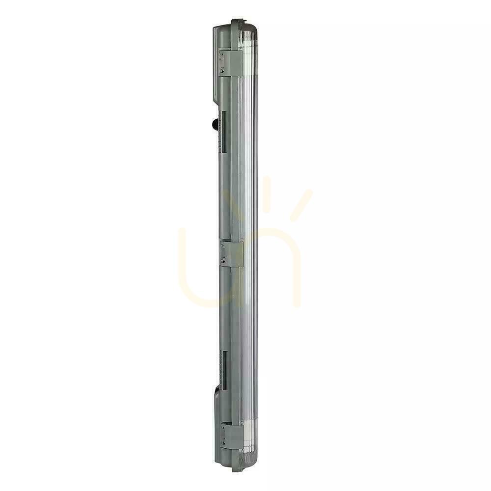 Display V-TAC PC/PC 2x150cm LED Hermetisk armatur (2 x 22W) (LED-lysrör ingår) VT-15022 4000K 4000lm V-TAC PC/PC 2x150cm LED Hermetisk armatur (2 x 22W) (LED-lysrör ingår) VT-15022 4000K 4000lm