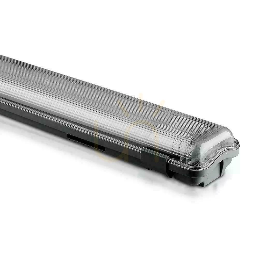Kontrollera V-TAC PC/PC 2x150cm LED Hermetisk armatur (2 x 22W) (LED-lysrör ingår) VT-15022 4000K 4000lm V-TAC PC/PC 2x150cm LED Hermetisk armatur (2 x 22W) (LED-lysrör ingår) VT-15022 4000K 4000lm