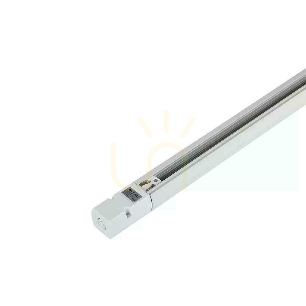 Display Samlingsskena 3F 1 meter Vit 3-fas samlingsskena (strömkontakt och lock ingår) V-TAC Samlingsskena 3F 1 meter Vit 3-fas samlingsskena (strömkontakt och lock ingår) V-TAC