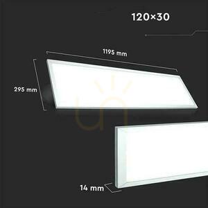 V-TAC 45W 1200x300 PMMA VT-12030 3000K 3600lm LED-panel small 1