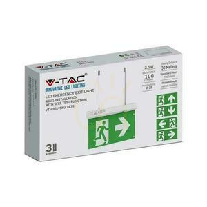 Emergency 3-timmars V-TAC 4-i-1 pilotstyrd VT-995 6000K 100lm evakueringsarmatur 3 års garanti small 4