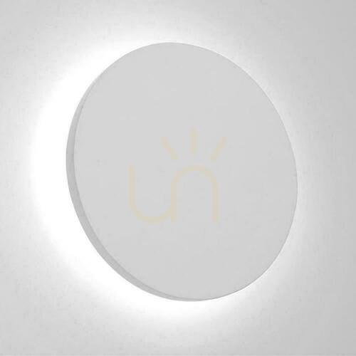 Kontrollera LED utomhusvägglampa V-TAC VT-743 8W 4000K IP65 vit rund ø18 cm