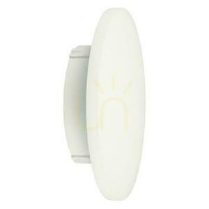 LED utomhusvägglampa V-TAC VT-743 8W 4000K IP65 vit rund ø18 cm small 0