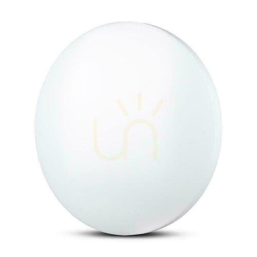 Kontrollera Plafond V-TAC 12W Milky CCT Färgförändring fi.255 VT-8412 3000K-6400K 1200lm