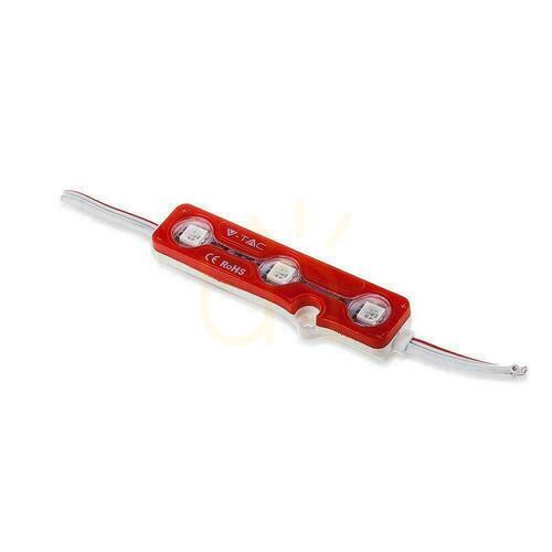 Kontrollera V-TAC LED-modul 0,72W 3LED 160st SMD5050 IP67 VT-50503 Färg Röd 66lm