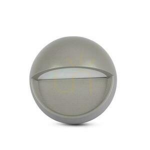 Väggmonterad 3W LED V-TAC grå rund 230V IP65 VT-1182-G 3000K 210lm väggarmatur. small 1