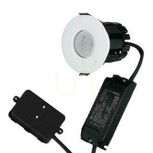 LED-downlight V-TAC VT-7710D 10W brandklassad 90 min, Bluetooth, CCT 2700-6500K, 850 lm, IP65, vit small 2