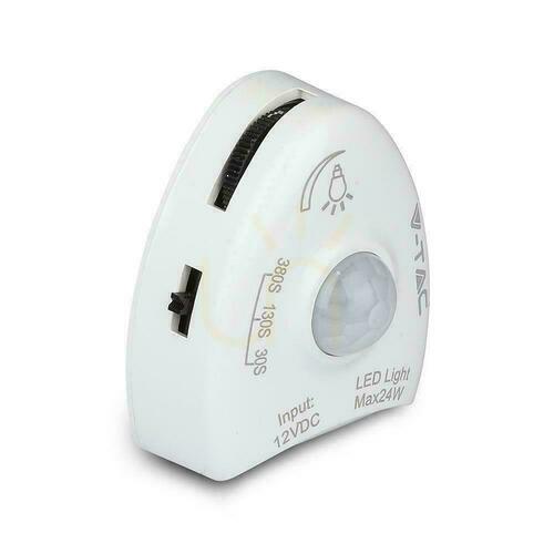 Kontrollera LED nattlampa V-TAC rörelsesensor dubbelsäng 2x1.2mb VT-8068 3000K 260lm 3 års garanti