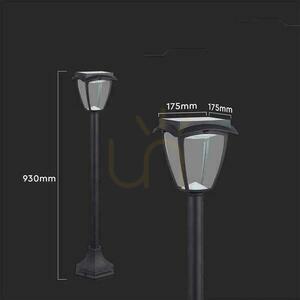 V-TAC 2W LED IP44 93cm VT-984 3000K+6000K 110lm Solar Garden Pole 3 års garanti small 6