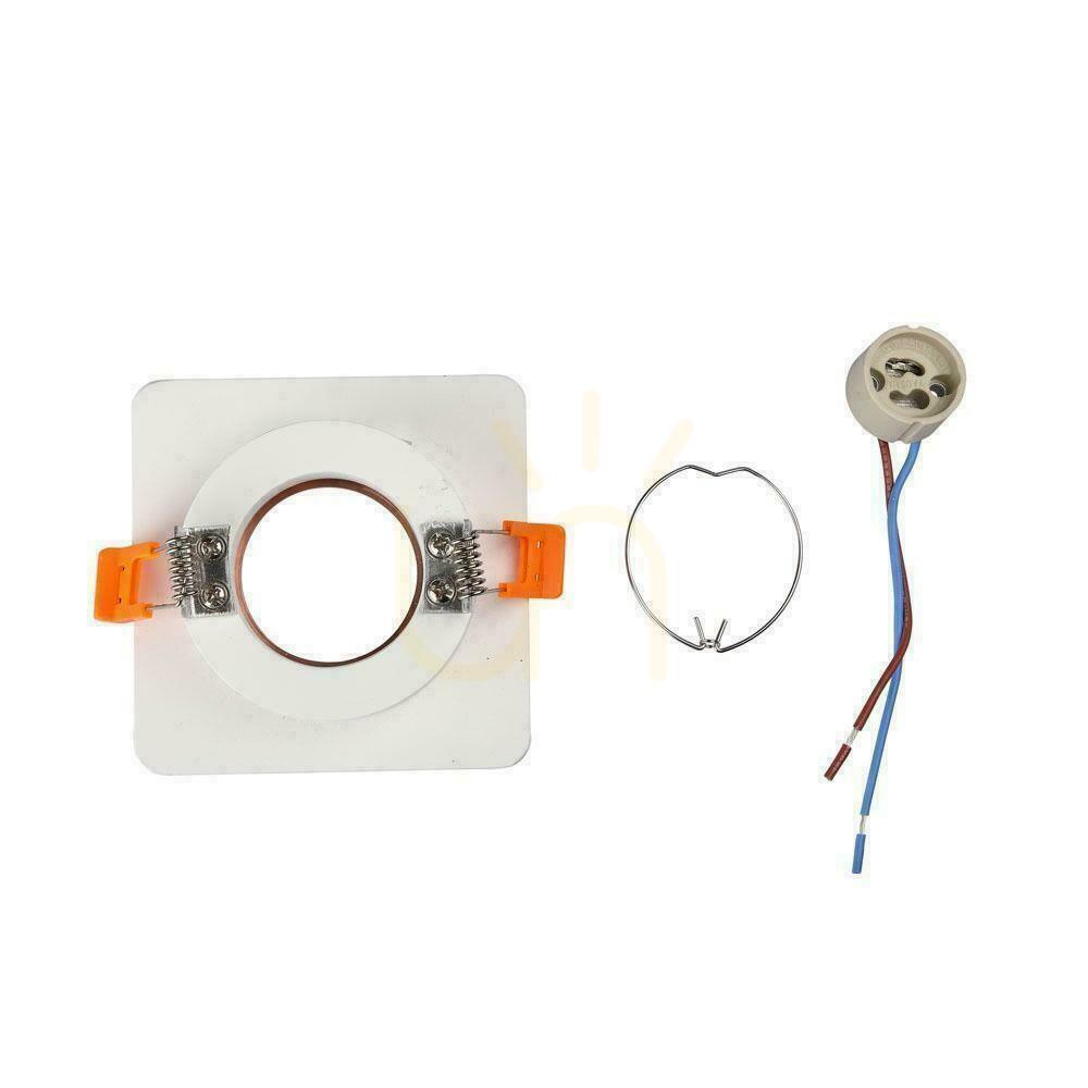 Visa V-TAC GIPS BETON GU10 Kvadratiskt infällt nät Vit/Rosa guld VT-862-MRW 5 års garanti V-TAC GIPS BETON GU10 Kvadratiskt infällt nät Vit/Rosa guld VT-862-MRW 5 års garanti