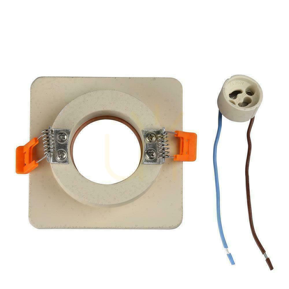 Kontrollera V-TAC GIPS BETON GU10 Kvadratiskt infällt nät vit/rosa guld VT-862-MRR 5 års garanti V-TAC GIPS BETON GU10 Kvadratiskt infällt nät vit/rosa guld VT-862-MRR 5 års garanti
