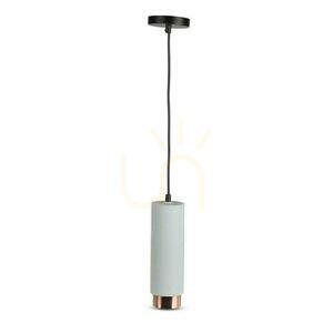 V-TAC GIPS BETON GU10 grå/rosa guld VT-864-MR pendelarmatur 5 års garanti small 0