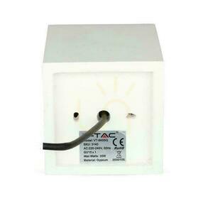 V-TAC GIPS BETON GU10 Utanpåliggande fyrkant Vit/Svart VT-860-GB 5 års garanti small 5