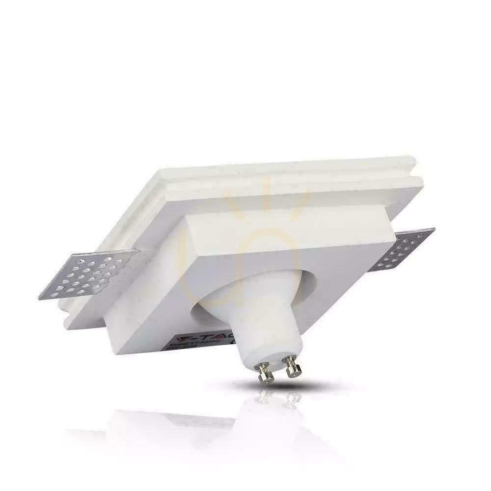 Utsikt Mesh V-TAC GIPS GU10 Square Infälld G-K Vit+Krom VT-866-CSQ 5 års garanti Mesh V-TAC GIPS GU10 Square Infälld G-K Vit+Krom VT-866-CSQ 5 års garanti