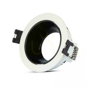 V-TAC GU10 infälld eyelet vit/svart rund VT-872-WB 3 års garanti small 1