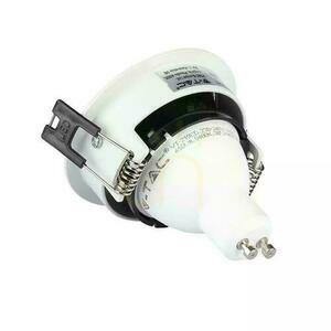 V-TAC GU10 infälld eyelet vit/svart rund VT-872-WB 3 års garanti small 5