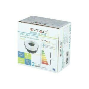 Mesh V-TAC GU10 Asymmetrisk infälld vit/svart rund VT-874-WB 3 års garanti small 2