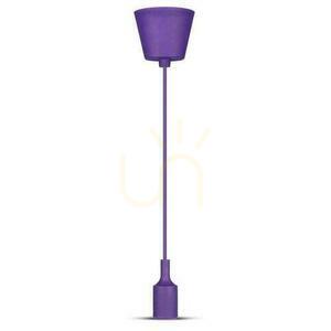 V-TAC E27 pendelarmatur i violett silikon VT-7228-PE 5 års garanti 1 V-TAC E27 pendelarmatur i violett silikon VT-7228-PE 5 års garanti small 1