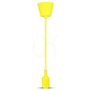 V-TAC E27 Gul VT-7228-Y Silikonpendelarmatur 5 års garanti small 1
