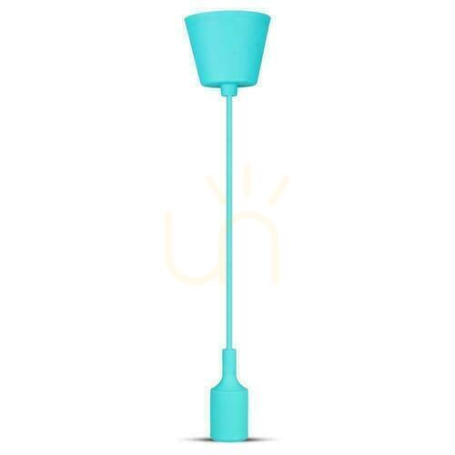 Kontrollera V-TAC E27 Grön VT-7228-GN Silikonpendelarmatur 5 års garanti