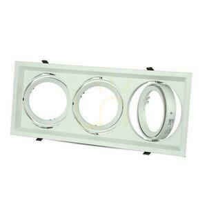 Infälld takarmatur 3xAR111 G53 Vit V-TAC VT-7223 small 1
