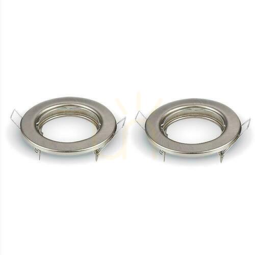 Kontrollera Mesh V-TAC GU10 rund fast satin (paket). 2 st) VT-778-SN