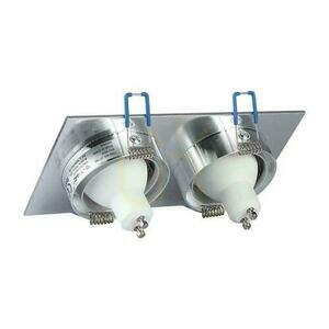 V-TAC Gjuten aluminium Mesh 2xGU10 Square Borstad aluminium VT-783SQ-AB 2 V-TAC Gjuten aluminium Mesh 2xGU10 Square Borstad aluminium VT-783SQ-AB small 2