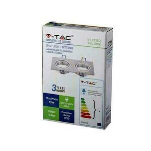 V-TAC Gjuten aluminium Mesh 2xGU10 Square Borstad aluminium VT-783SQ-AB 5 V-TAC Gjuten aluminium Mesh 2xGU10 Square Borstad aluminium VT-783SQ-AB small 5