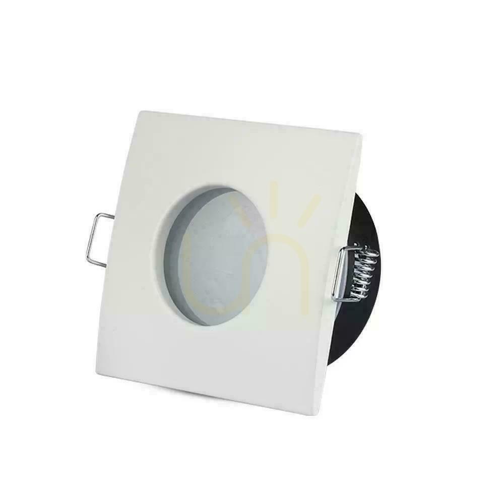 Utsikt Mesh V-TAC Aluminiumgjutning Förseglad med glas IP54 GU10 Fyrkant 84x84mm Vit VT-787SQ-WH Mesh V-TAC Aluminiumgjutning Förseglad med glas IP54 GU10 Fyrkant 84x84mm Vit VT-787SQ-WH