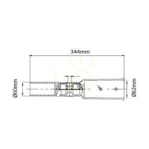 Adapter för armfäste för LED-gatlyktor 60 mm V-TAC VT-795 small 5