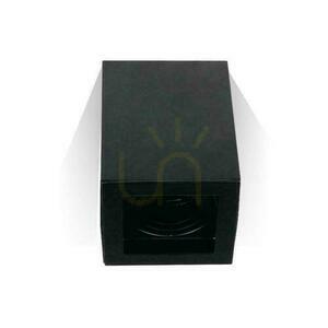 V-TAC Aluminium GU10 Kub Fyrkant Utanpåliggande montering Svart 142x100x100 VT-797-B. small 1