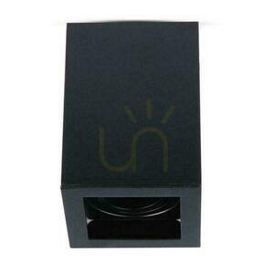 V-TAC Aluminium GU10 Kub Fyrkant Utanpåliggande montering Svart 142x100x100 VT-797-B. small 0