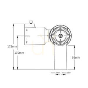 Adapter för armfäste för LED-gatlyktor 48 mm V-TAC VT-11858 VT-795-1 small 3