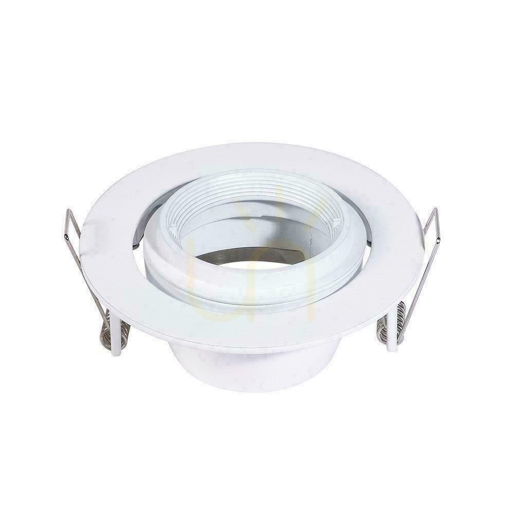 Kontrollera V-TAC GU10 rörlig nät snigel med svängbart nät vit VT-700W V-TAC GU10 rörlig nät snigel med svängbart nät vit VT-700W