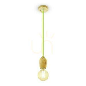 V-TAC Pendelarmatur Trä Grön Wire VT-7778-GN 5 års garanti 1 V-TAC Pendelarmatur Trä Grön Wire VT-7778-GN 5 års garanti small 1