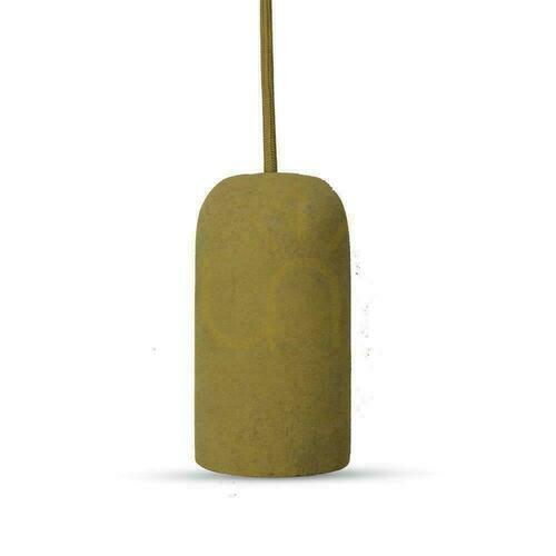 Kontrollera V-TAC BETON Beige pendelarmatur VT-7668-BE 5 års garanti