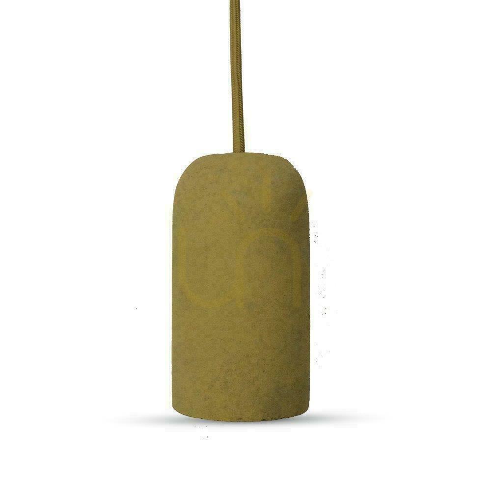 Utsikt V-TAC BETON Beige pendelarmatur VT-7668-BE 5 års garanti V-TAC BETON Beige pendelarmatur VT-7668-BE 5 års garanti