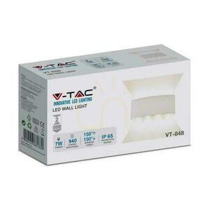 Väggmonterad Top Down V-TAC 8W LED Vit IP54 VT-848 4000K 940lm small 2