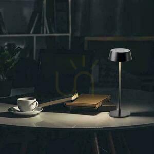V-TAC 2W LED laddningsdimbar nattdukslampa IP54 svart VT-7562 3000K 200lm. small 4