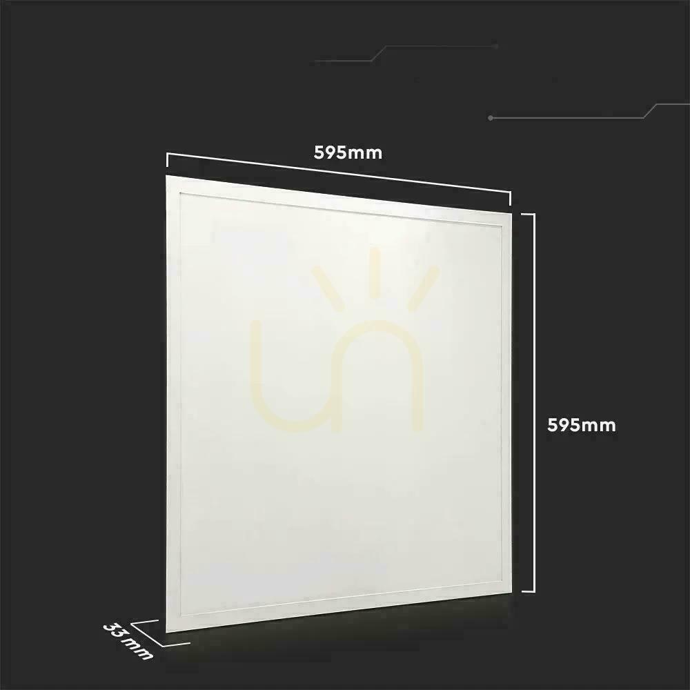 Display V-TAC 36W 600x600 LED-bakgrundsbelysningspanel 33mm 120Lm/W VT-6436 4000K 4320lm 5 års garanti V-TAC 36W 600x600 LED-bakgrundsbelysningspanel 33mm 120Lm/W VT-6436 4000K 4320lm 5 års garanti