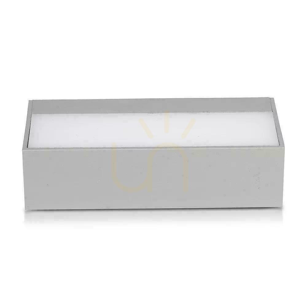 Förhandsvisning V-TAC 9W LED väggarmatur Top Down Grå IP65 VT-8056 6400K 850lm V-TAC 9W LED väggarmatur Top Down Grå IP65 VT-8056 6400K 850lm