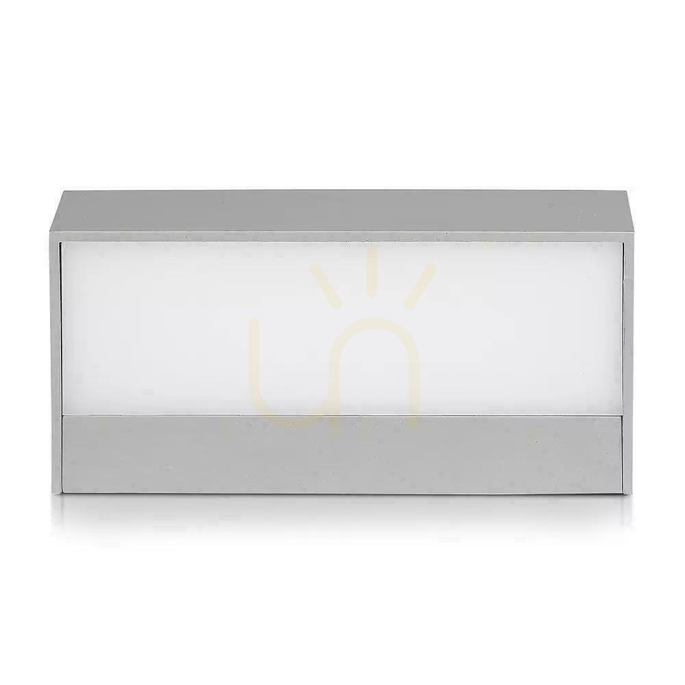 Utsikt V-TAC 9W LED väggarmatur Top Down Grå IP65 VT-8056 6400K 850lm V-TAC 9W LED väggarmatur Top Down Grå IP65 VT-8056 6400K 850lm